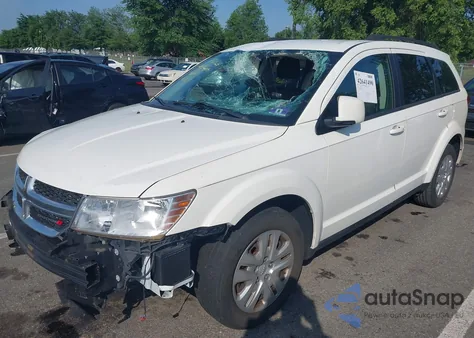 2019 Dodge Journey Se z USA, uszkodzony, nr VIN 3C4PDCBB2KT833341